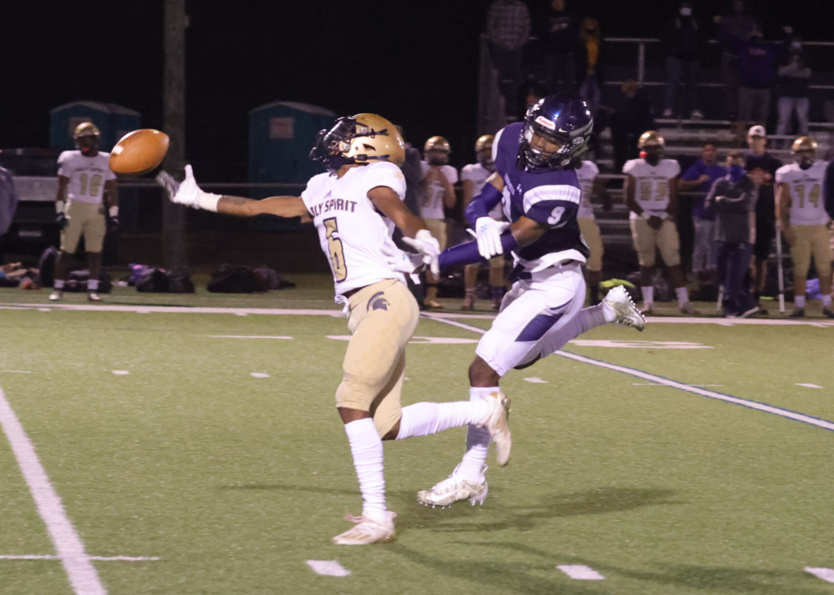 St. Augustine Prep vs Holy Spirit football game